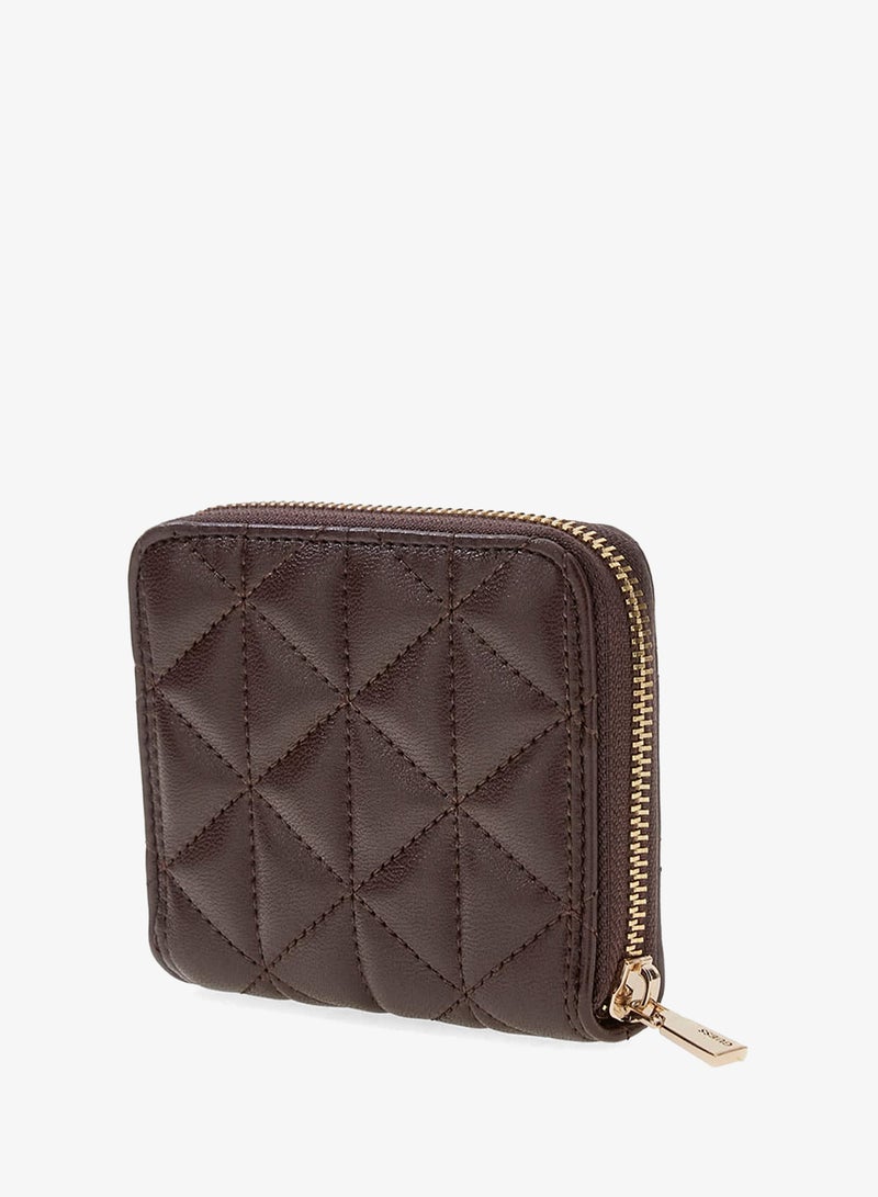 GUESS Paisleigh Quilted Zip Around Wallet - Image 3